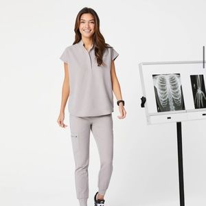 Figs Slate Rafaela Top